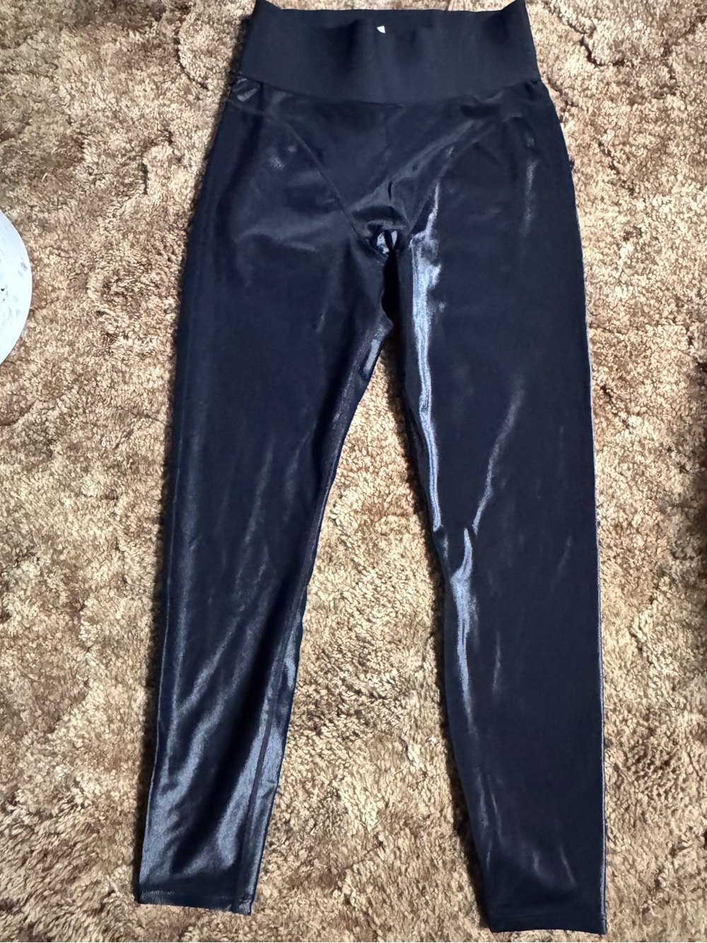 Good America Black Shiny Leggings